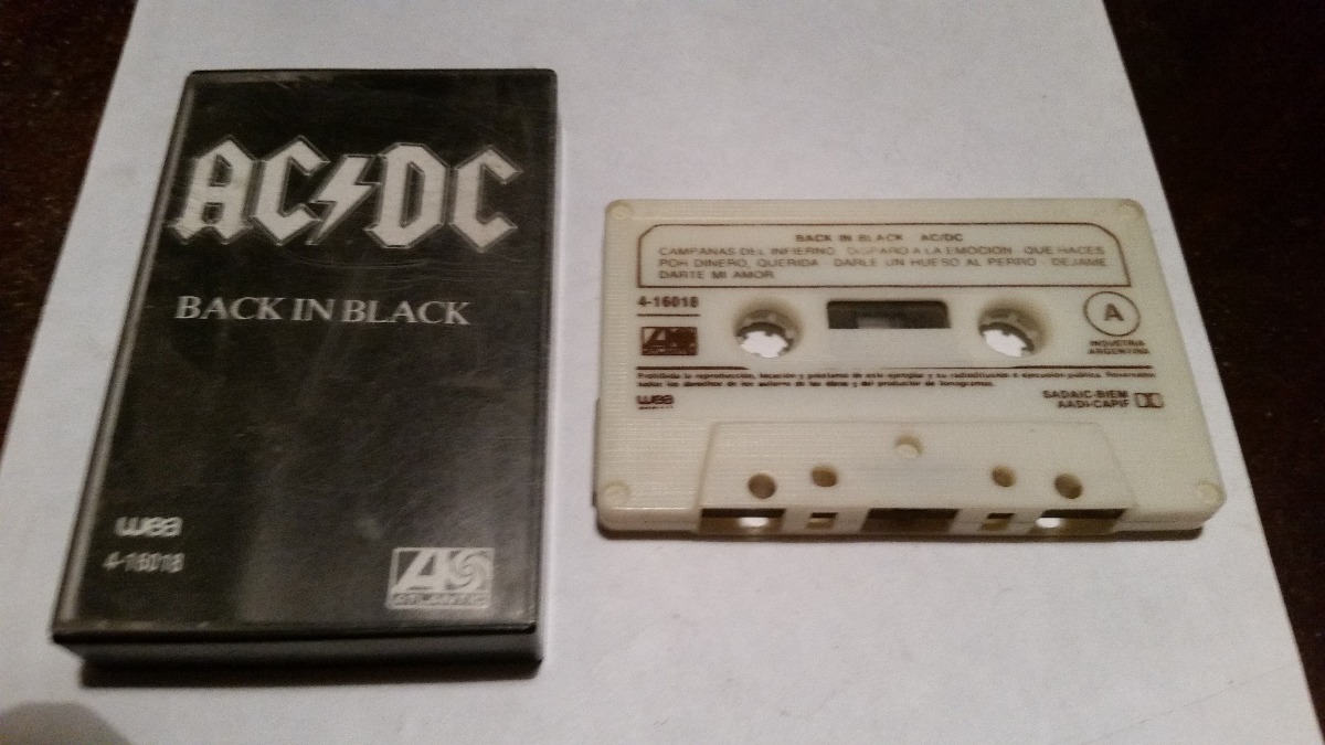 Viva la nostalgia: AC/DC lanzará «Back in Black» en cassette para el Record Store Day