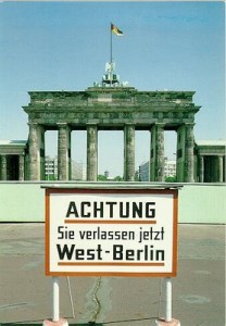 Monumento en que U2 se inspiró para el título, Berlín, Alemania.