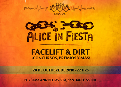Alice in Fiesta, realizarán fiesta de previa de Alice in Chains en Chile
