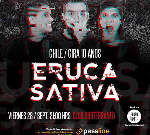 Los argentinos de Eruca Sativa se presentan en Chile para celebrar sus 10 años
