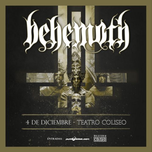 Los polacos de Behemoth confirman concierto en Chile para diciembre