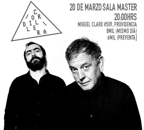 Cordillera, el nuevo proyecto de Angelo Pierattini y Carlos Cabezas se presentará en vivo en Sala Master