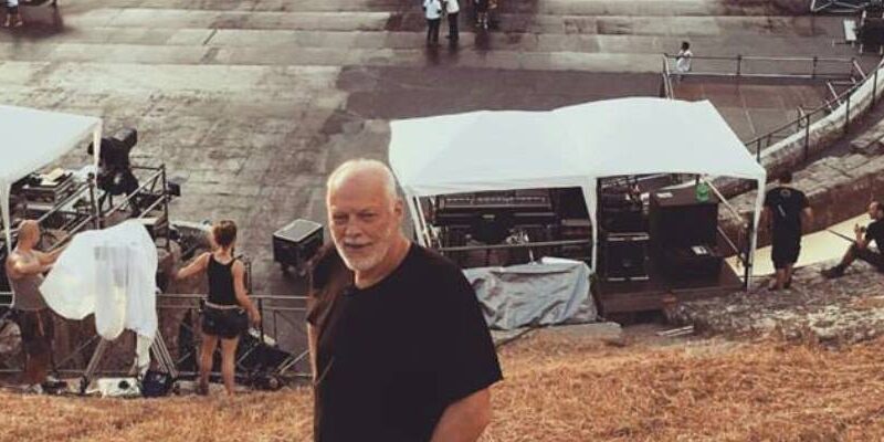 Estrenarán show en Pompeya de David Gilmour en salas de cine locales