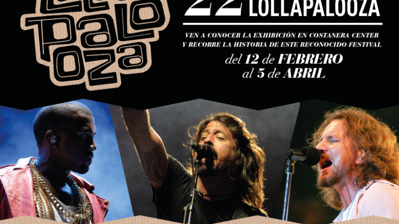 Festival Lollapalooza realiza muestra en Costanera Center