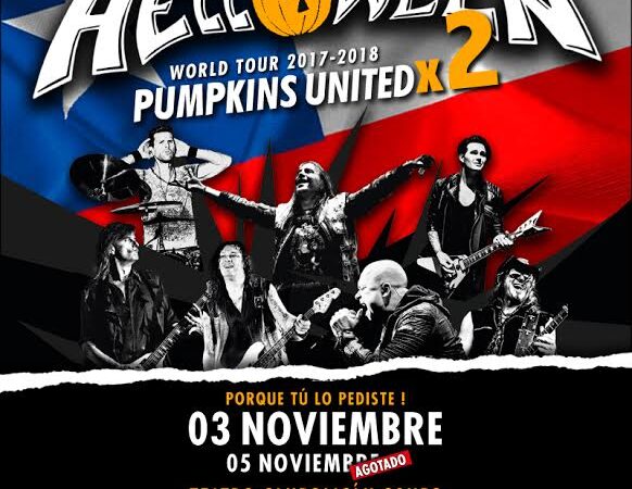 Reunión histórica de Helloween en Chile agenda segunda fecha