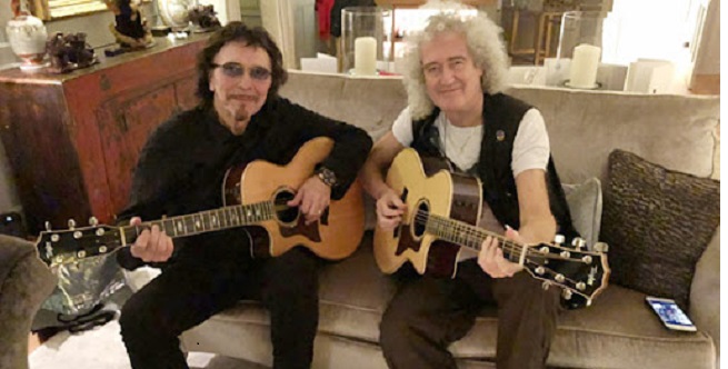 Tony Iommi quiere concretar la colaboración con Brian May: “Sería bueno hacerlo”