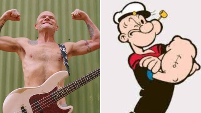 Flea dice que quiere encarnar a «Popeye» si alguien decide llevarlo en una nueva película al cine