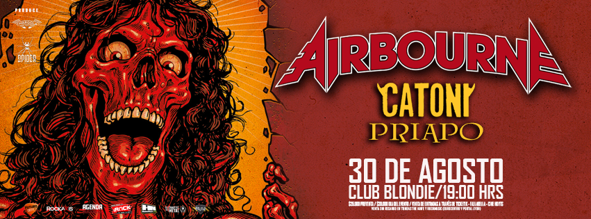 Revisa los detalles del debut de Airbourne en Chile