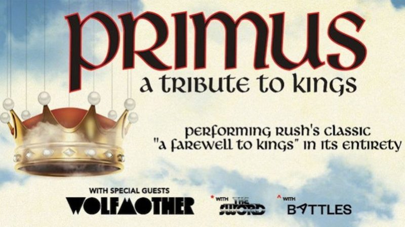 Primus realizará gira en homenaje a Rush tocando el álbum «A Farewell To Kings» completo