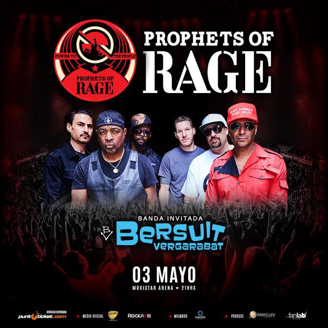 Bersuit Vergarabat abrirá show de Prophets of Rage en Chile
