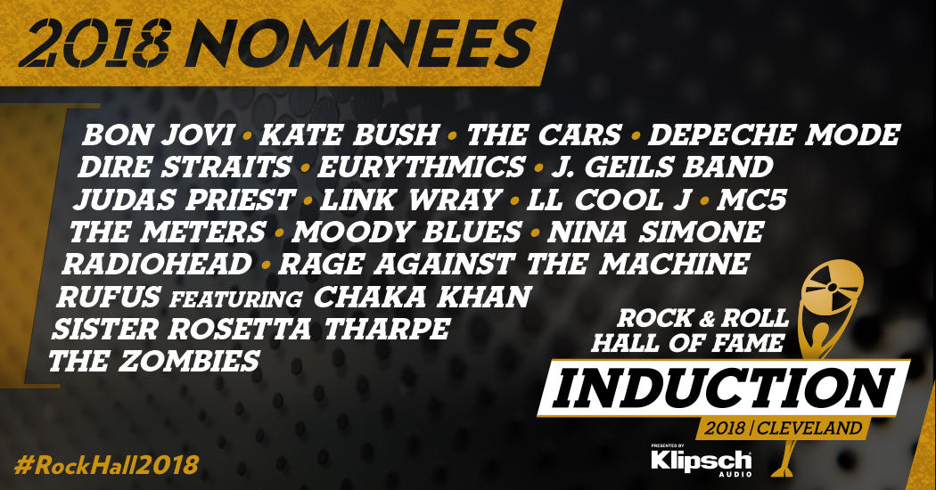 Rock’N Roll Hall of Fame anuncia sus nominados: Bon Jovi, Dire Straits, The Cars