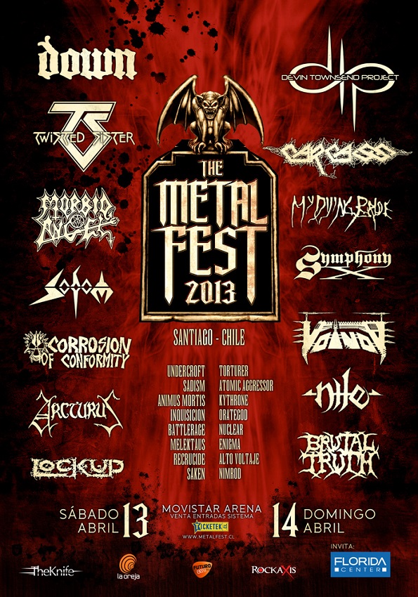 Twisted Sister cierra cartel completo para el Metal Fest 2013